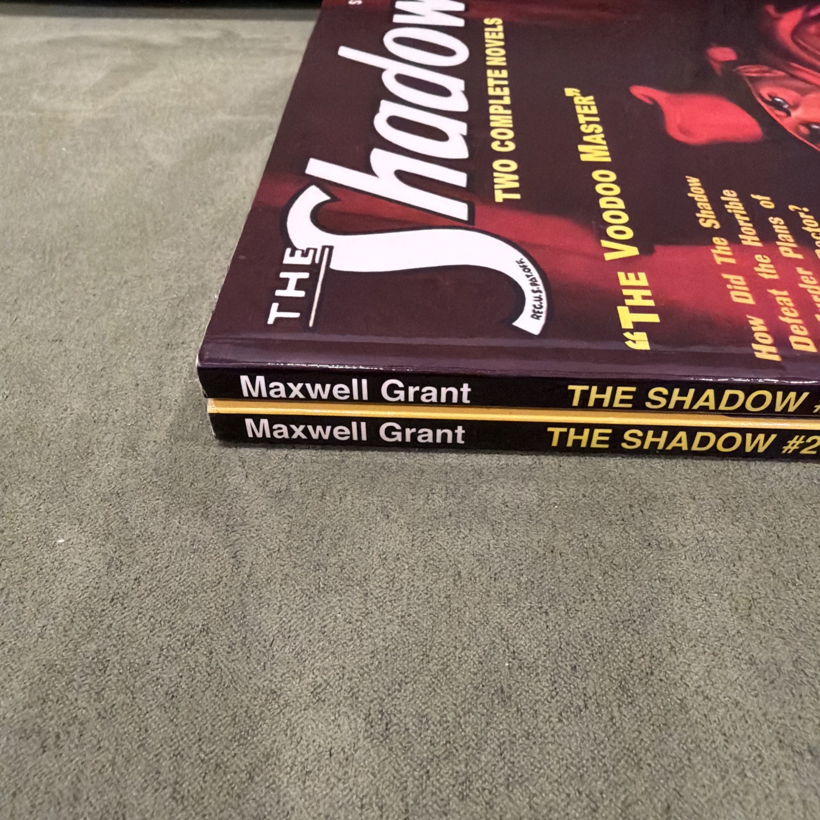 THE SHADOW Vol 2 & Vol 3 Pulp Reprints NOSTALGIA VENTURES 1st printings 2006
