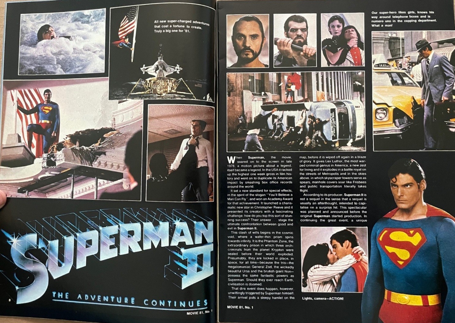 🟢 MOVIE 81 Superman Christopher Reeve Flash Gordon Bette Midler Disney Scorsese