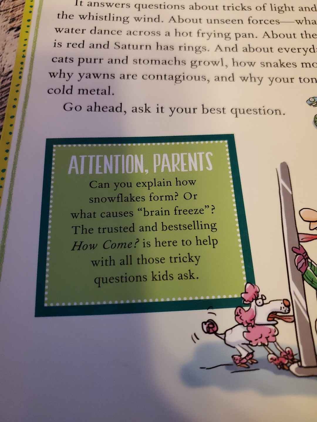 How Come? Every Kid’s Science Questions Explained by Kathy Wollard Paperback NEW