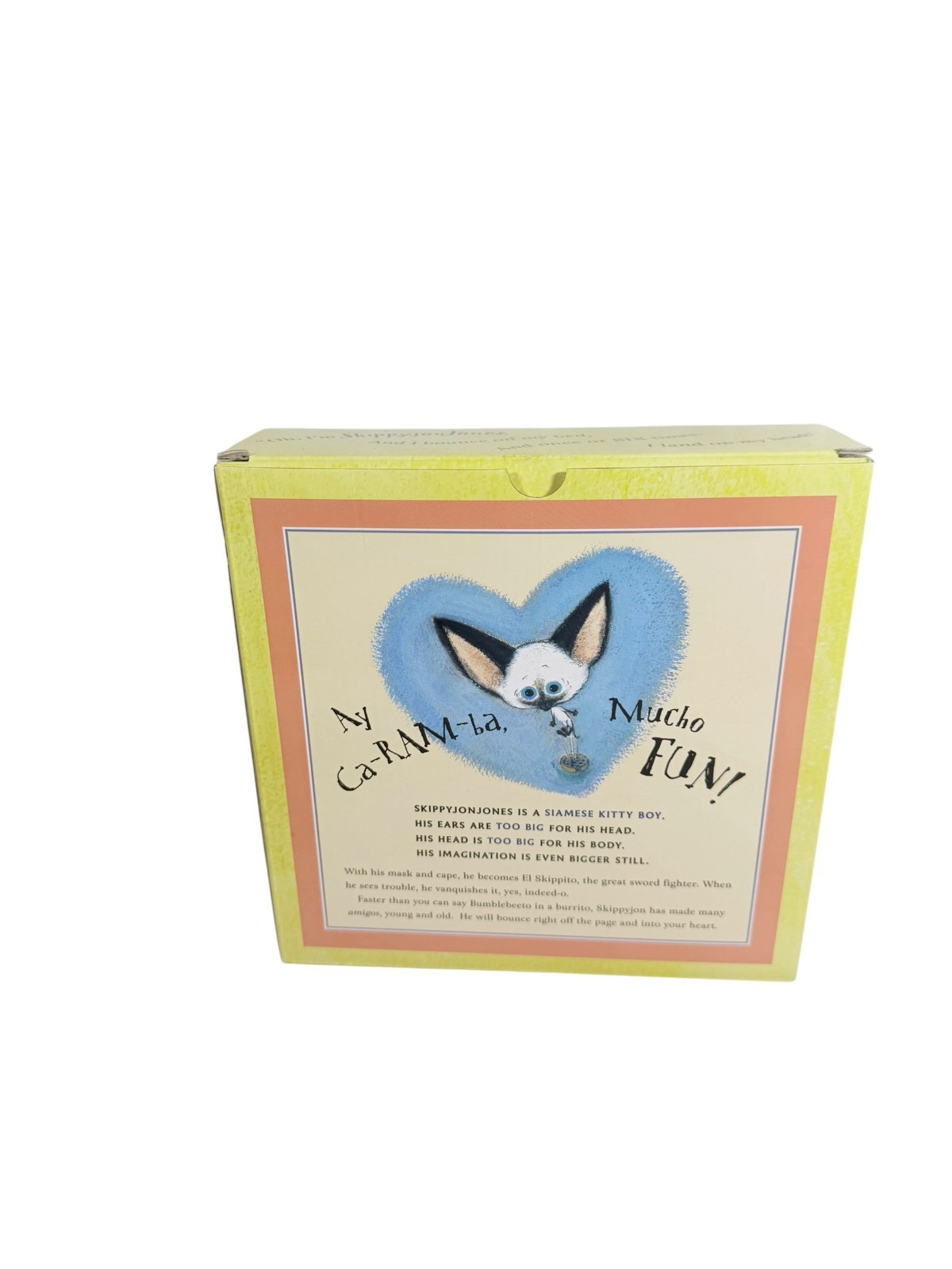 Skippyjon Jones Book & Plush Toy Set Judy Schachner New in Box Dutton Children’s