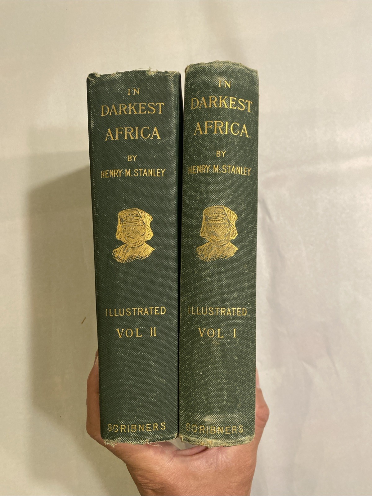 In Darkest Africa Henry M. Stanley 1890 SIGNED 3 Maps Magnus Tait 1st Edition