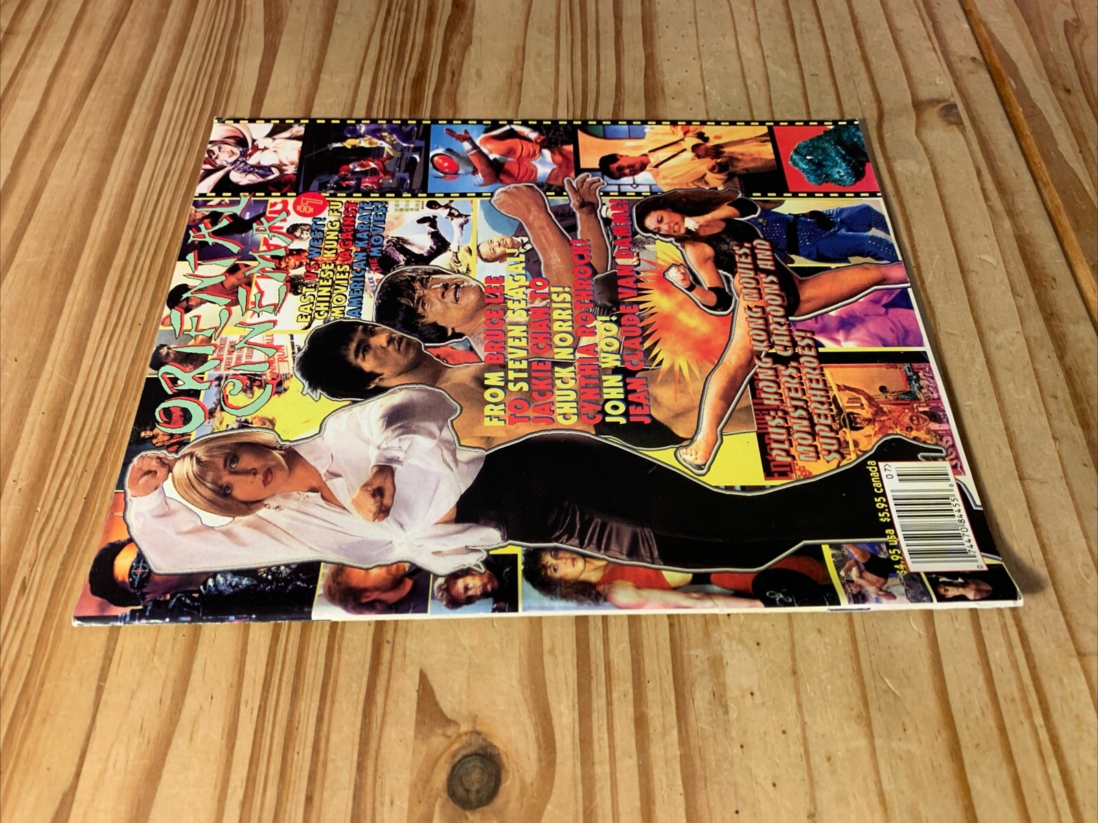 ORIENTAL CINEMA # 7 US 1995 MAGAZINE , KUNG FU ,58 PAGES LOTS OF COLOUR
