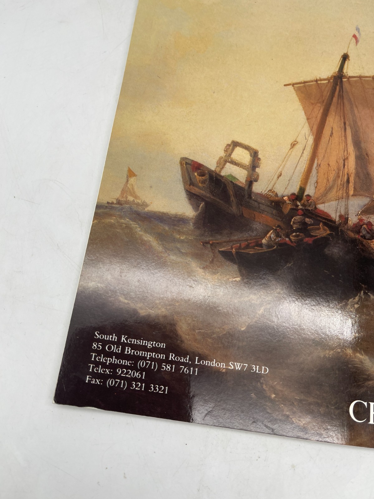 Vintage Christie’s Maritime Sale Auction Catalogue Oct 1992 Kensington London