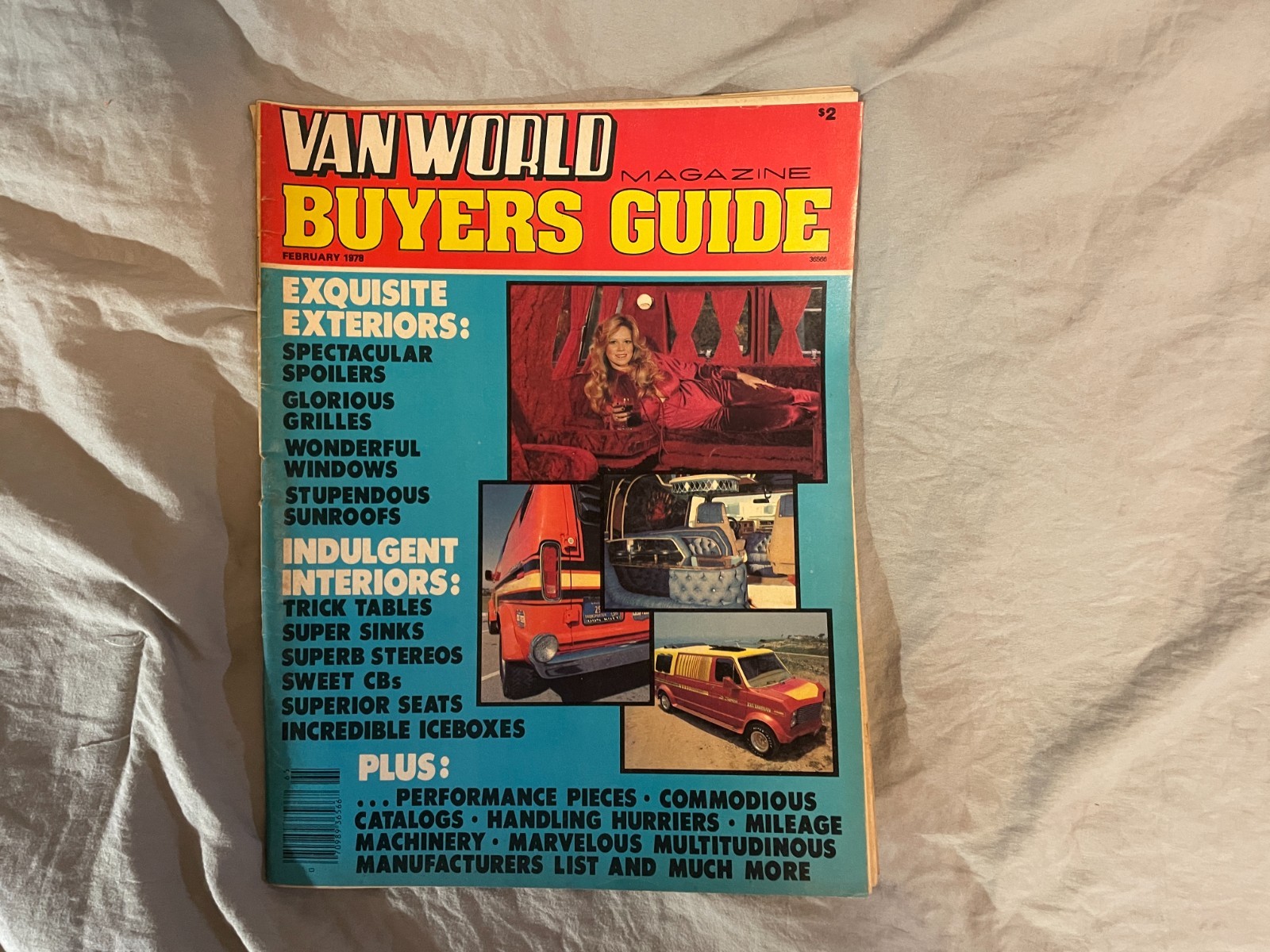 Van World Buyer’s Guide Magazine February 1978 Grilles Spoilers Windows Sunroofs