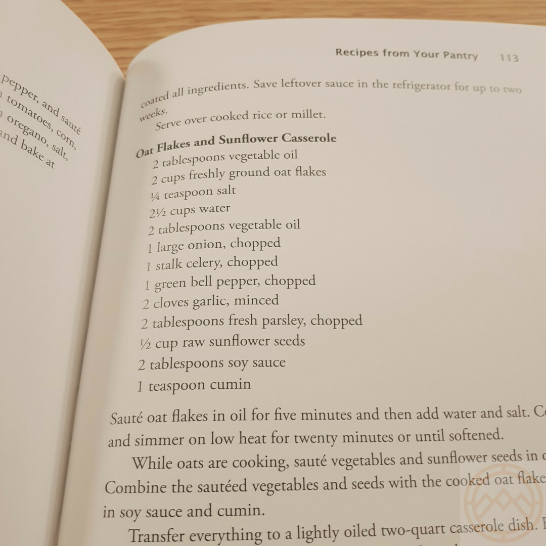 The Prepper’s Pantry Hand Book Plan & Cook Nutritional Emergency Meals 166 Pages