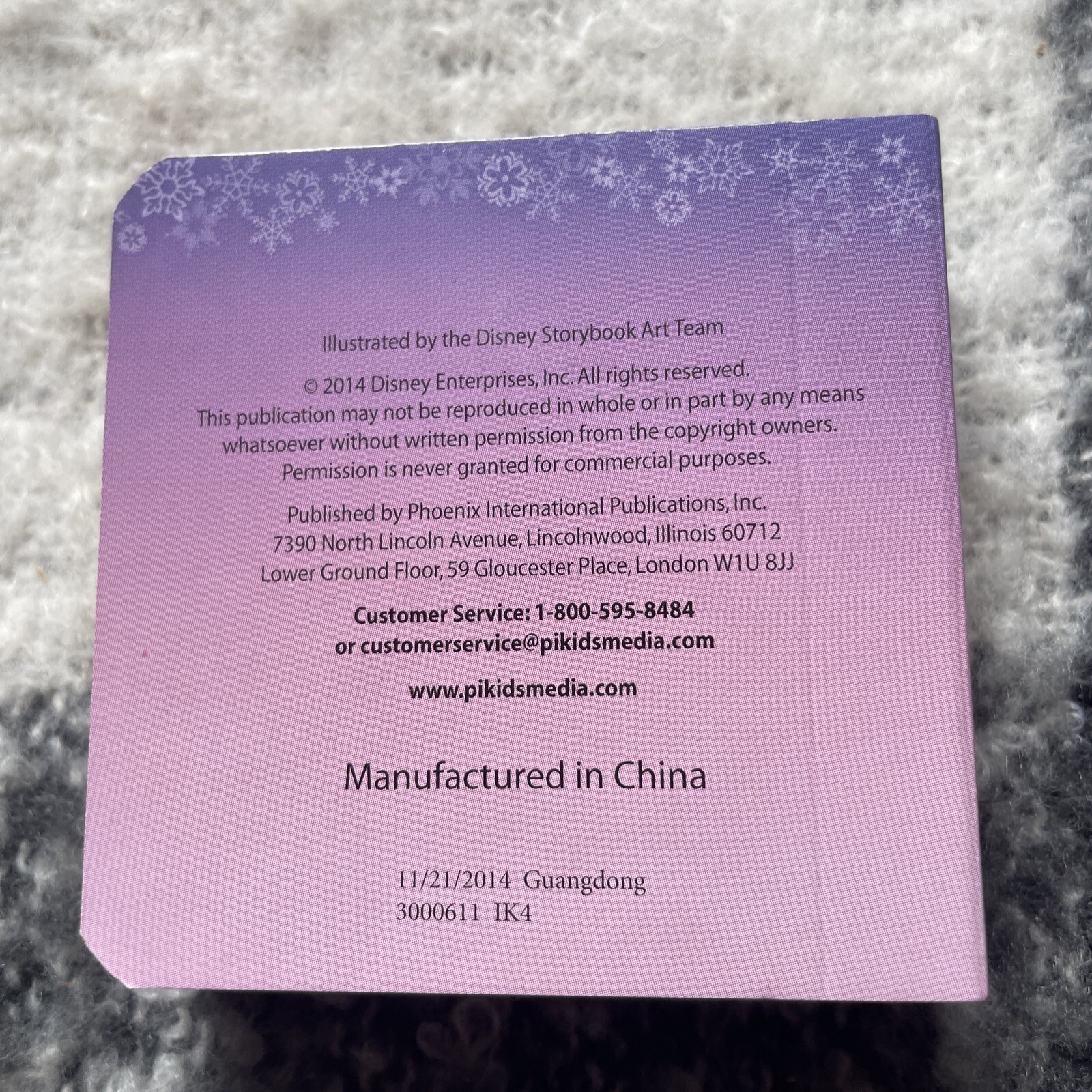 NEW. DISNEY FROZEN MINI BOARD BOOK. 7 BY 7CM, LET IT GO!