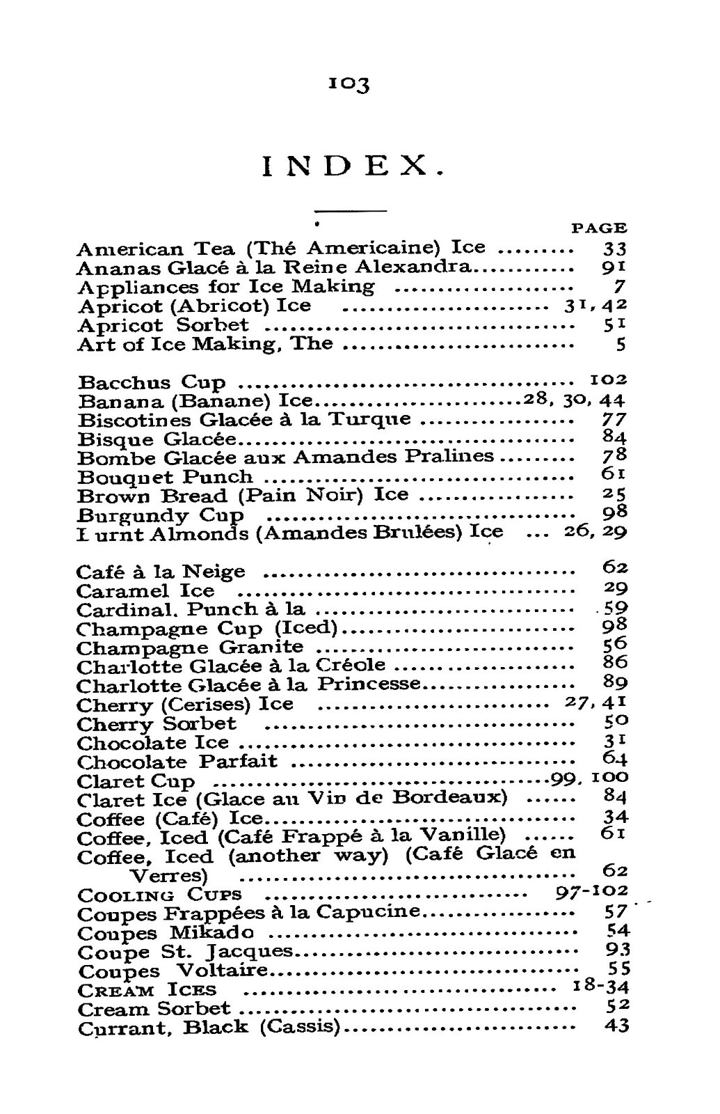 1907 Ices And How To Make Them Vintage Cook Book 106 Pages