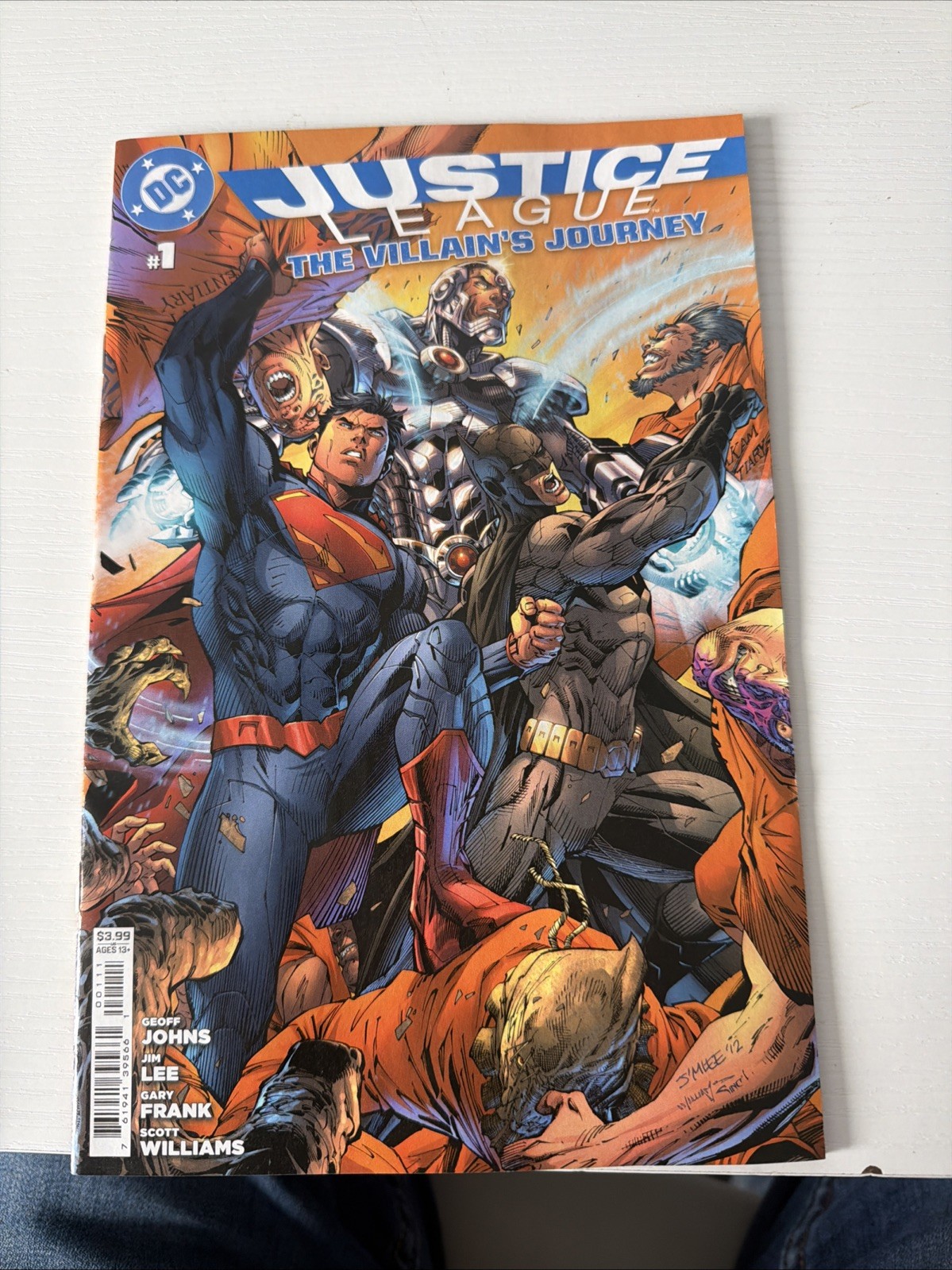 Justice League #1 – The Villain’s Journey – Jim Lee Cover – DC Comics