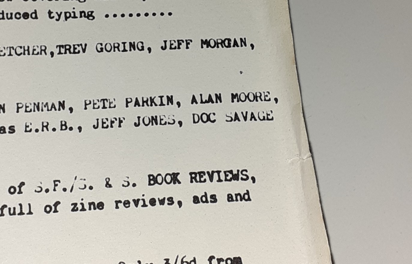 FANTASY ADVERTISER no.32 fanzine UK 1970 ALAN MOORE Scientology Hawkman Cyclops