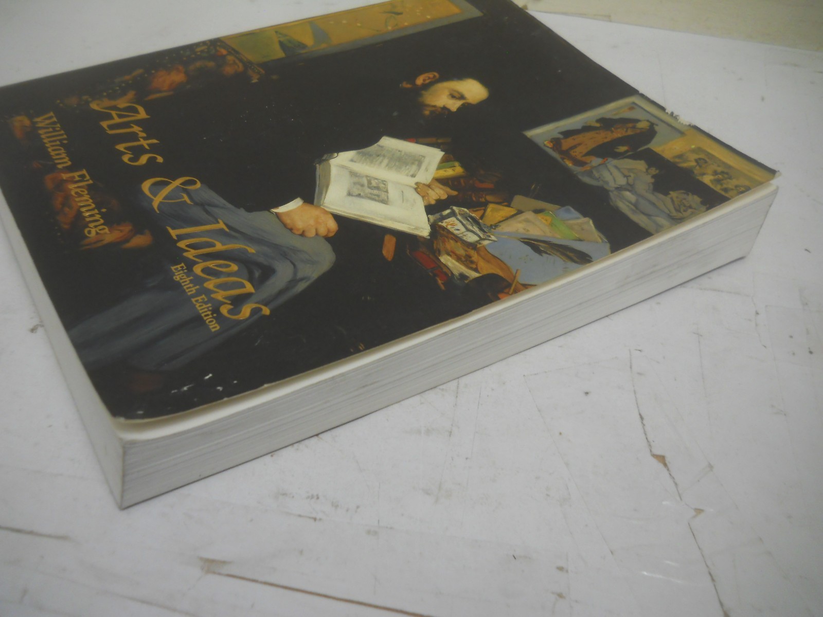 Arts & Ideas by William Fleming~ VG softcover, 8th Edition~ Ships Boxed.