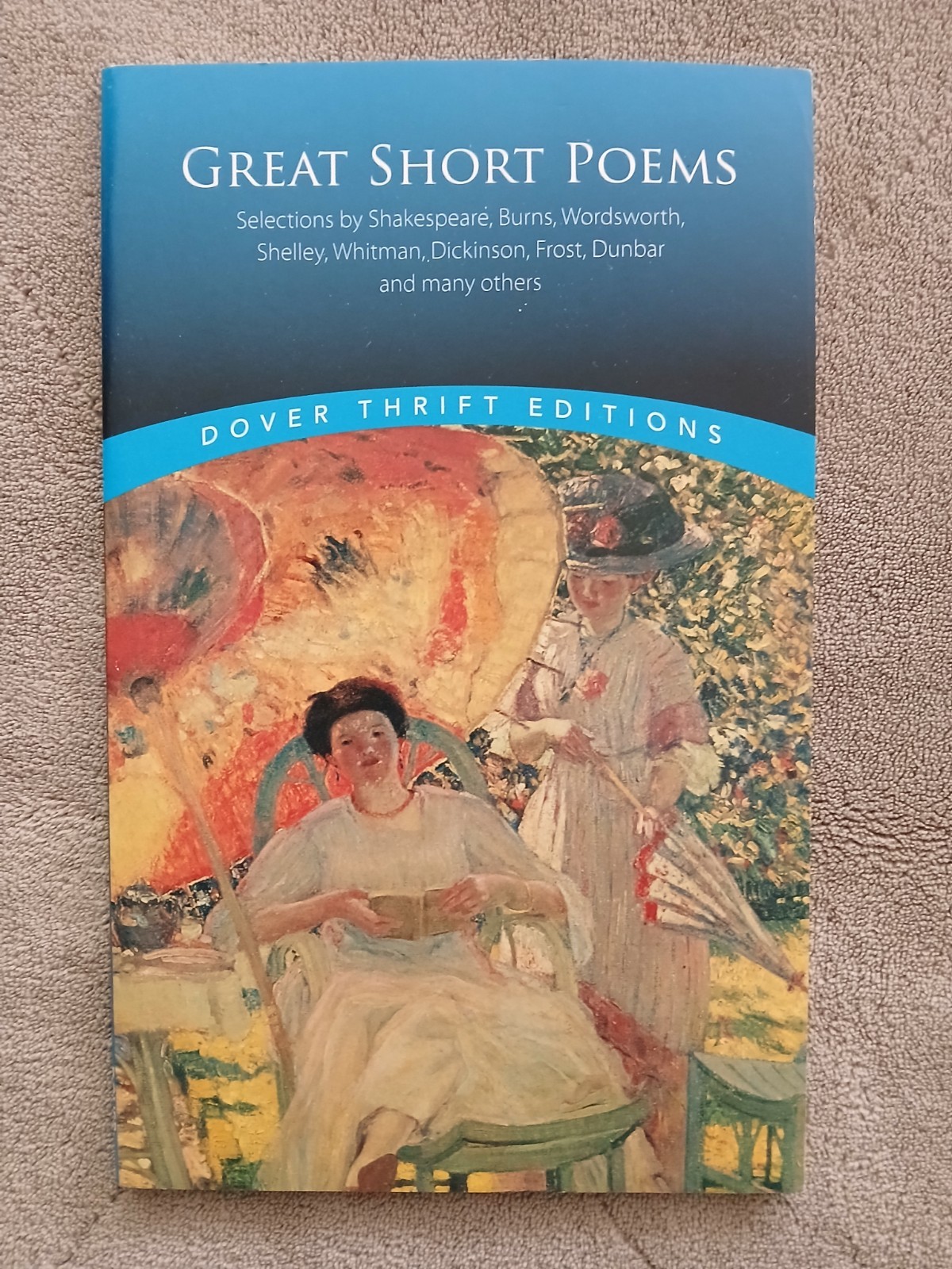 Great Short Poems (Dover Thrift Editions) Paul Negri Like New 2000 Softcover