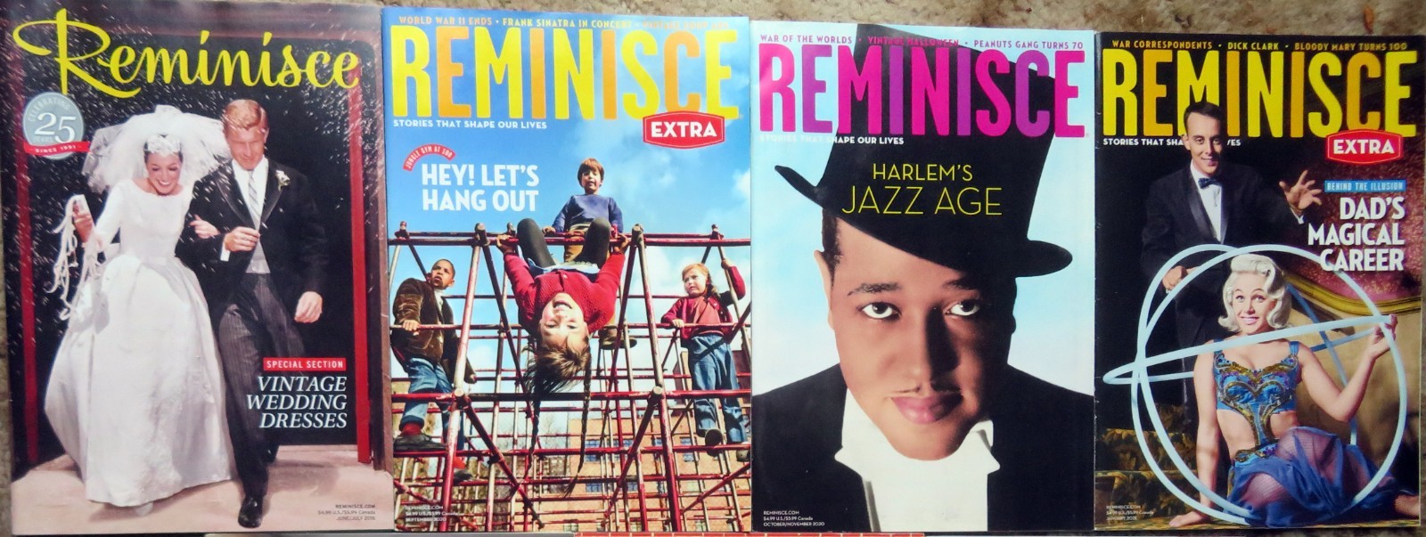 REMINISCE Magazine – Seven (7) Issues from 2016-2023