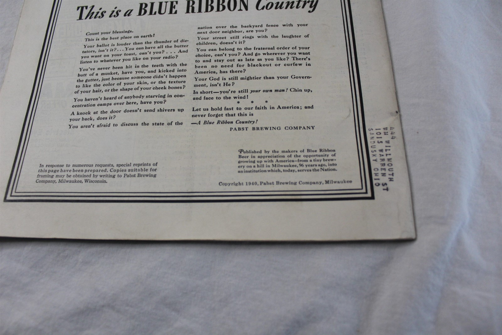 Vintage The Eagle Magazine 39 Pages July 1940 Lots of Ad Pages