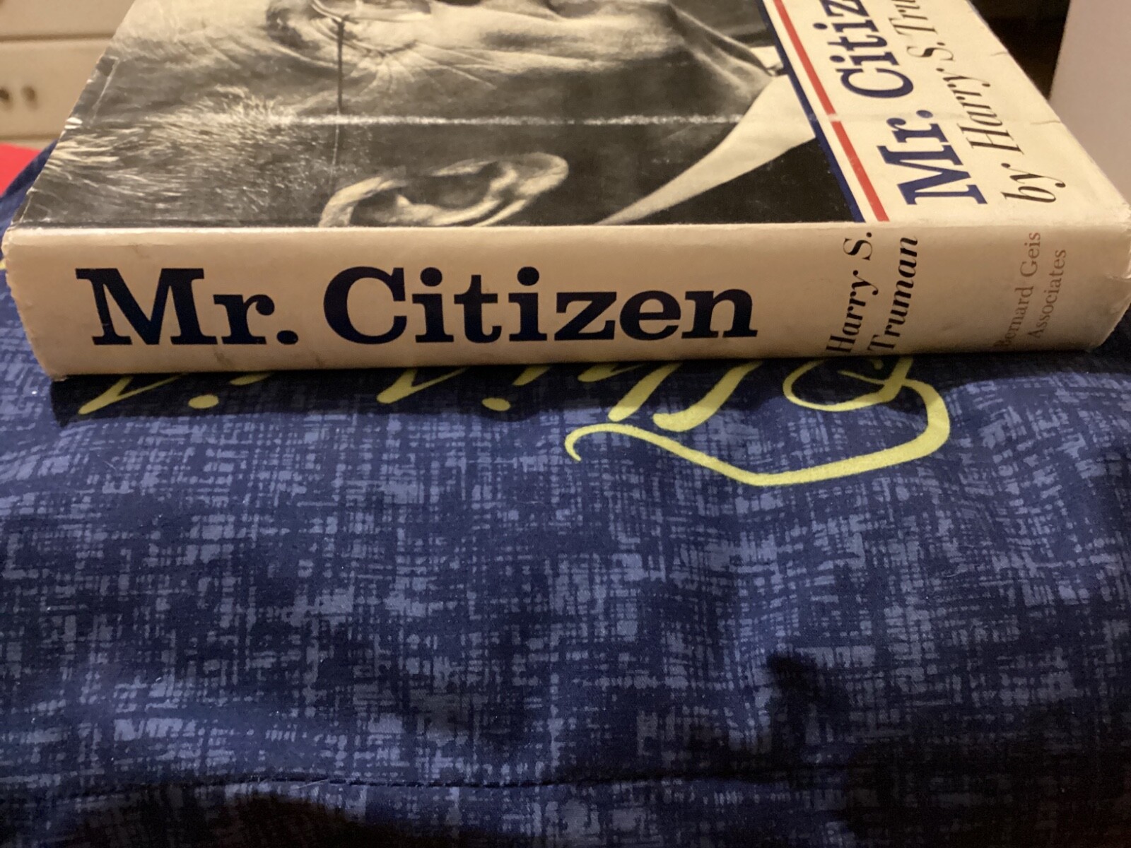 MR. CITIZEN-1960 HC/DJ by PRESIDENT HARRY S. TRUMAN, VG COND, 315 PAGES/FREE P&H