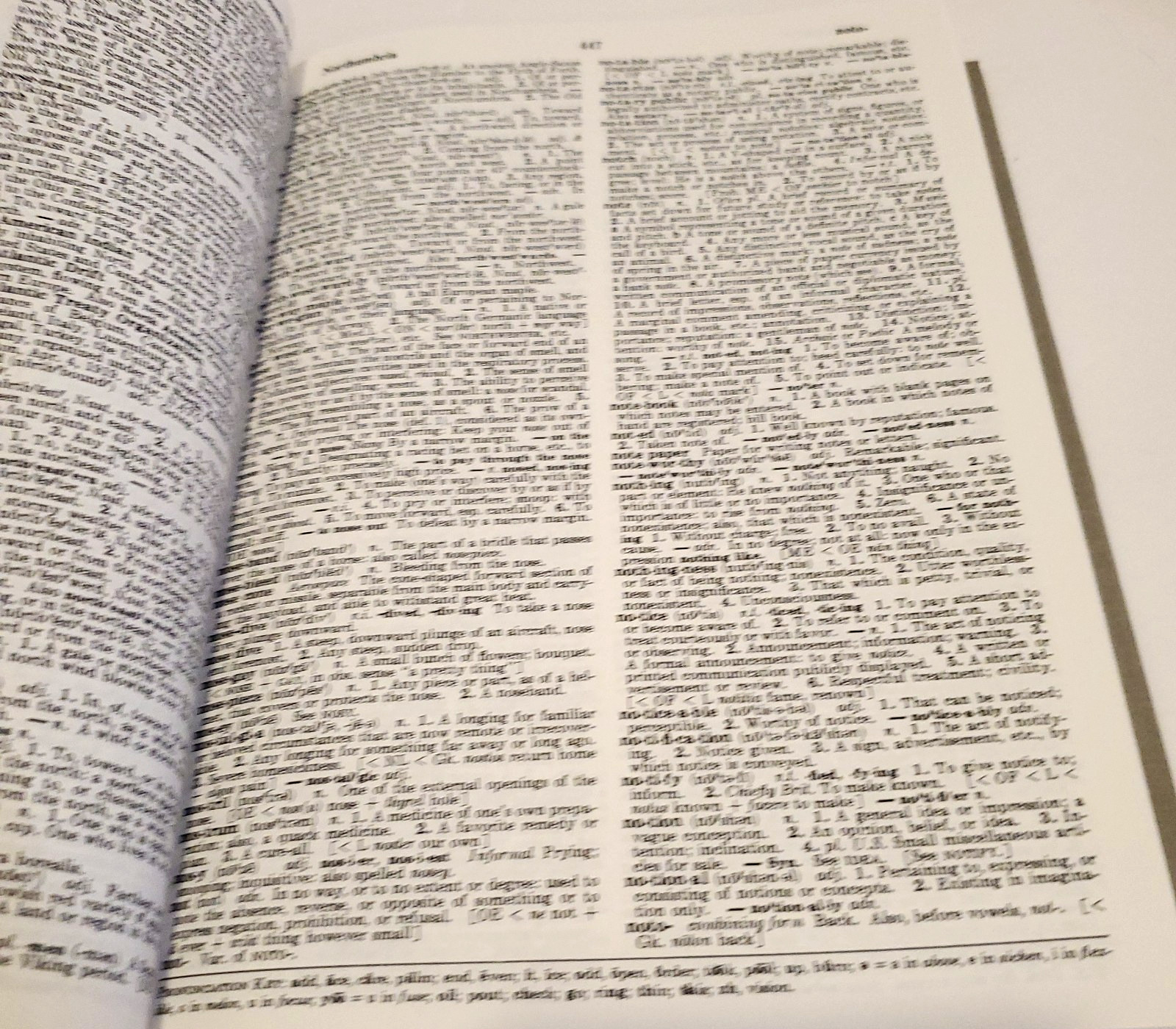 Funk and Wagnalls Standard Desk Dictionary Volumes 1 and 2 Set Hardcover 1984