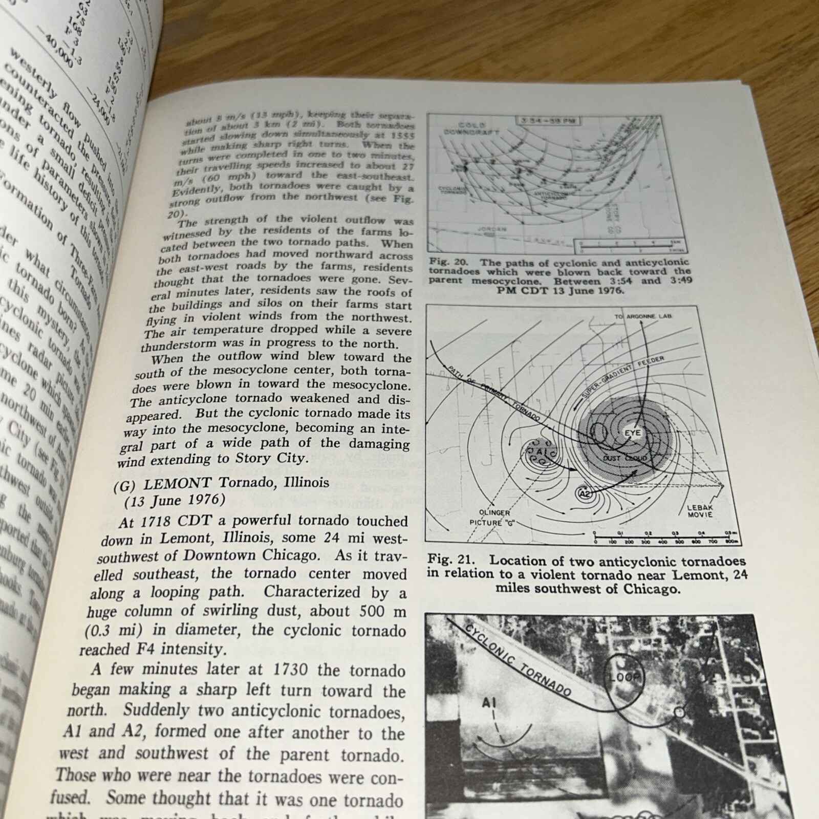 1977 ANTICYCLONIC TORNADOES by T. THEODORE FUJITA from Weatherwise Magazine
