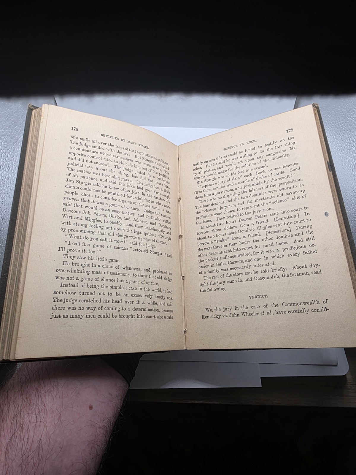 1880 Mark Twain Sketches Slemmin & Higgins Canadian Pirated 1st Edition