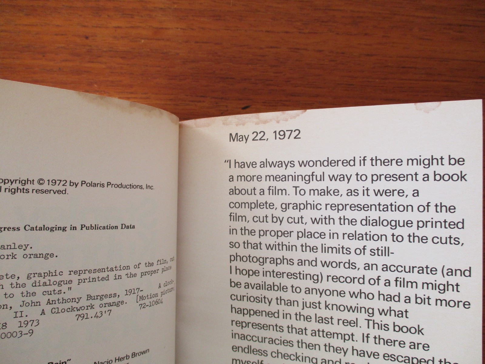Stanley Kubrick’s Clockwork Orange (Hardcover, 1972) Abelard-Schuman