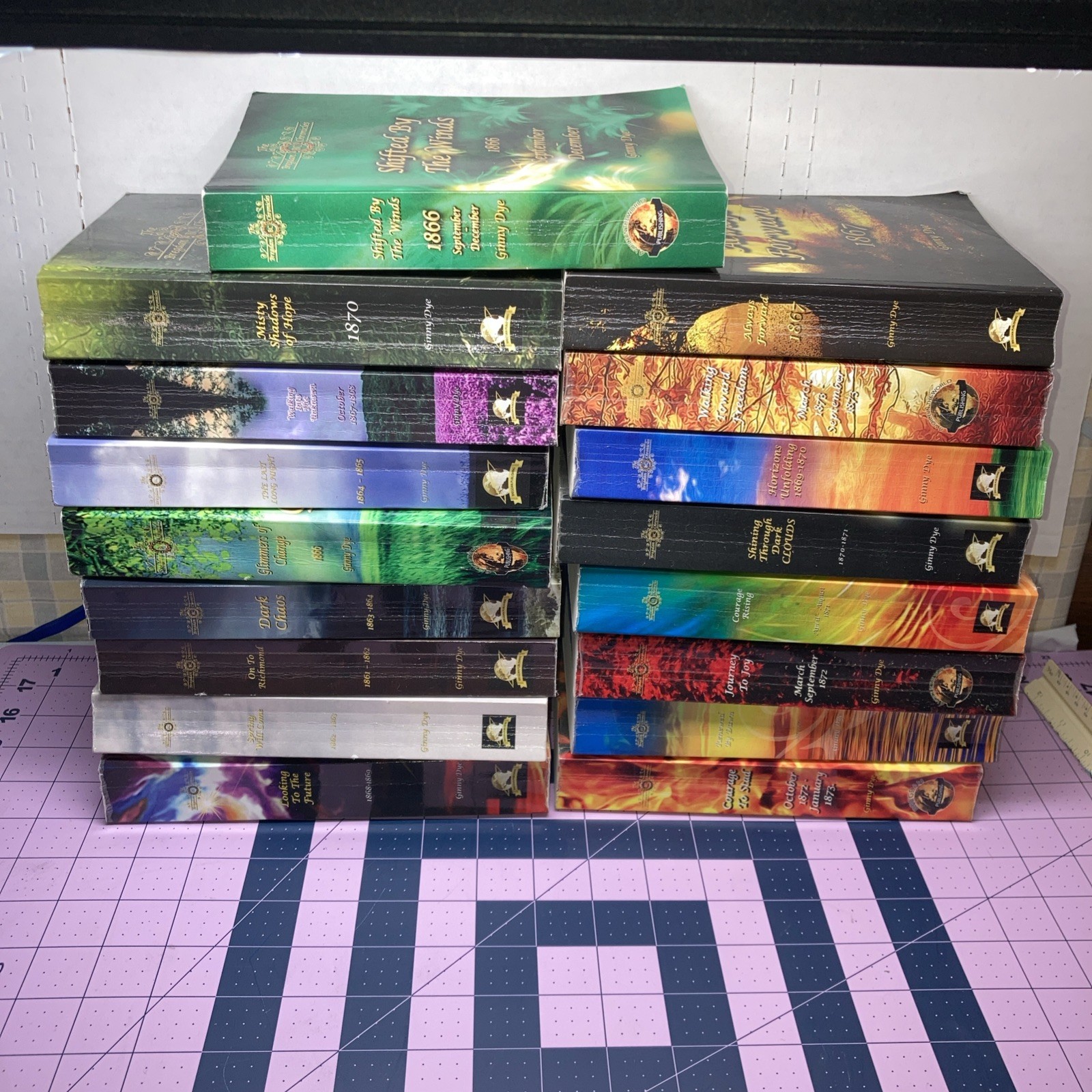 The Bregdan Chronicles Lot By Ginny Dye (17) Books 1800’s Life Drama Series VGC