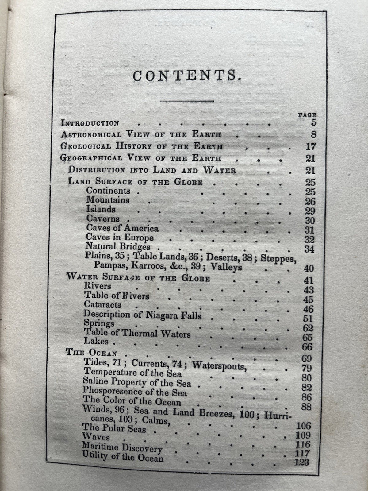1856 Antique WORLD GEOGRAPHY ASTRONOMY METEOROLOGY NATIONS SUPERSTITIONS Book