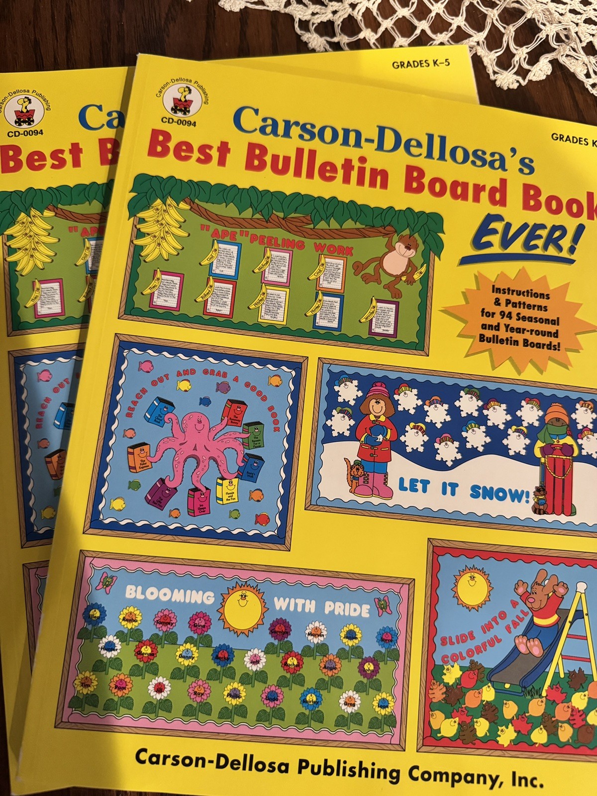 NEW OId Stock Carson-Dellosa’s Best Bulletin Board Book Ever, Grades K – 5