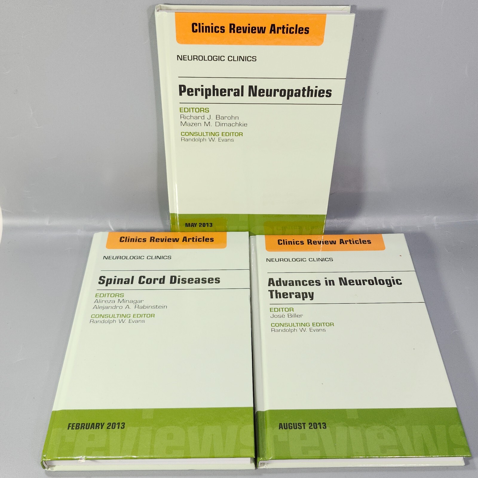Clinics Review Articles Neurologic Therapy Spinal Neuropathies 3 Book Lot 2013