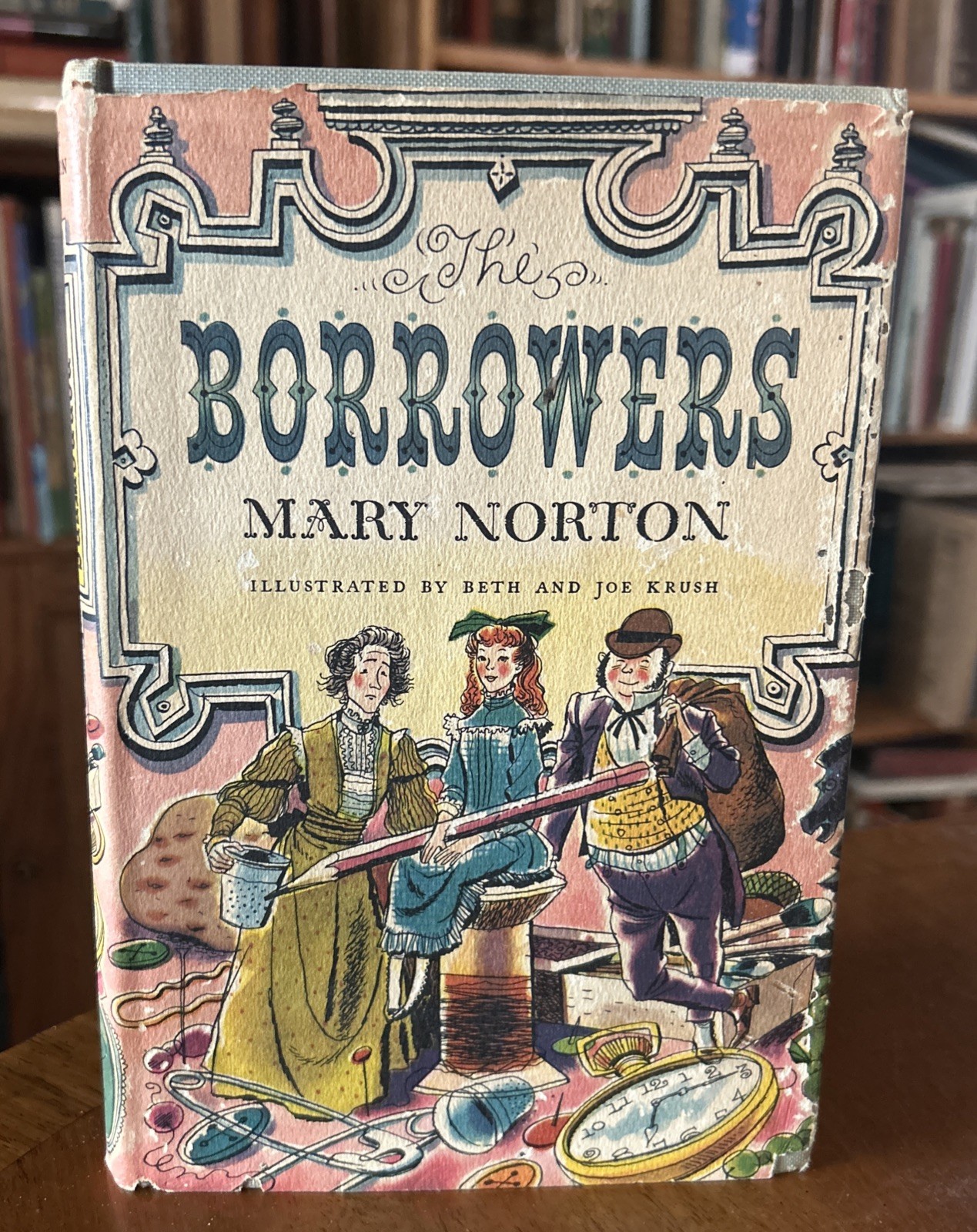 The Borrowers by Mary Norton 1953 1st Edition HCDJ VG++