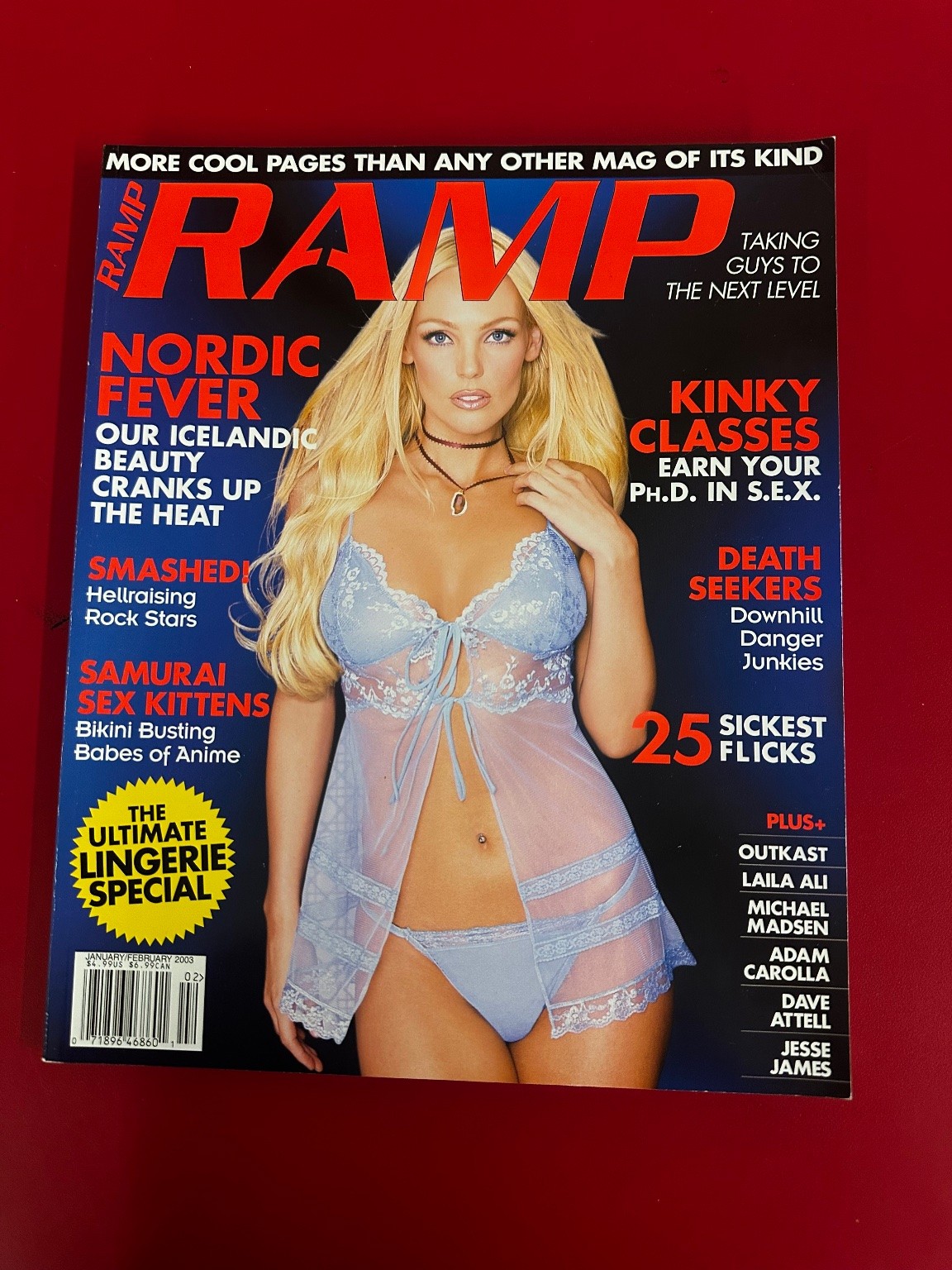 Ramp Magazine Jan/Feb 2003 Nordic Fever Lingerie Special Paid Circulation