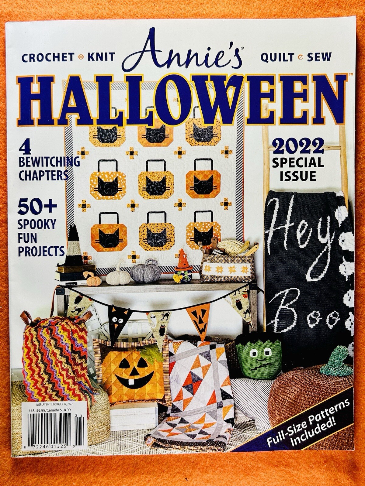 ANNIE’S HALLOWEEN MAGAZINE | NEW SPECIAL ISSUE | CROCHET, KNIT, SEW, QUILT