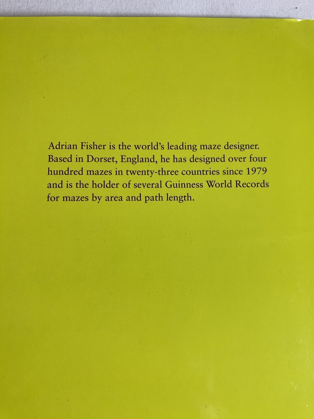 The Amazing Book Of Mazes Adrian Fisher 264 Pages Hardcover 2006