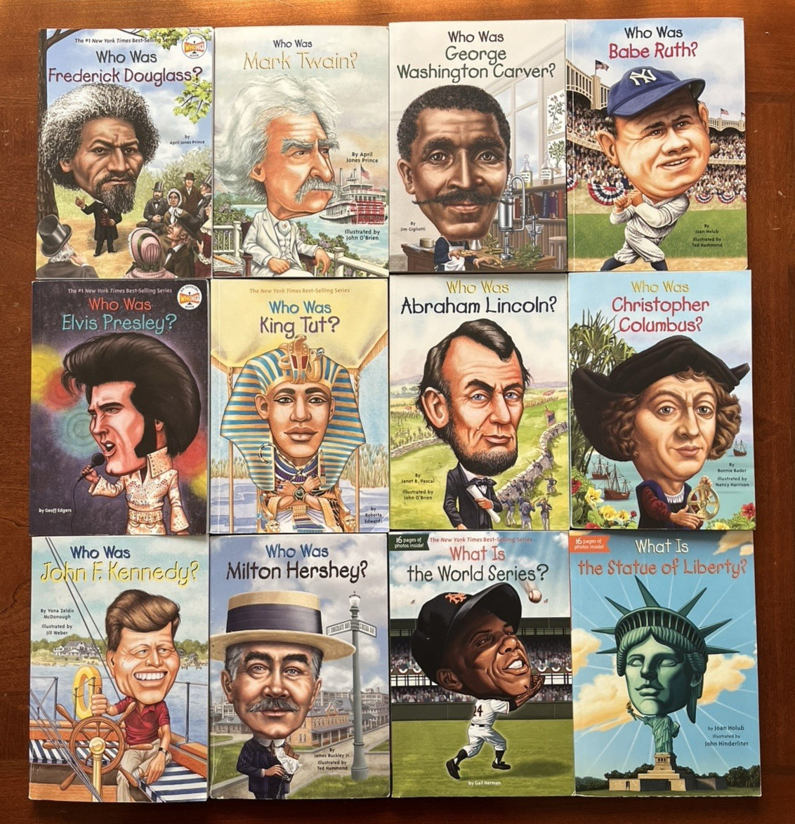 Lot Of 12 Who HQ Books – “Who Is “/” What Was”/ “Where Is” Paperback Stories