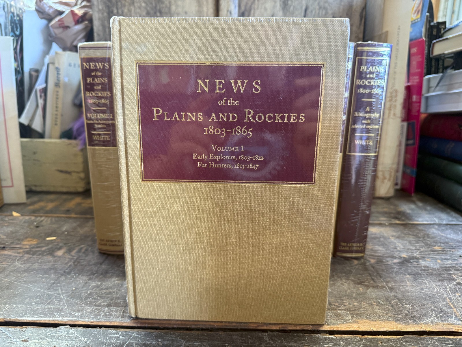A.H. Clark – News of the Plains and Rockies 1803-1865 – 9 volume complete NEW!!!