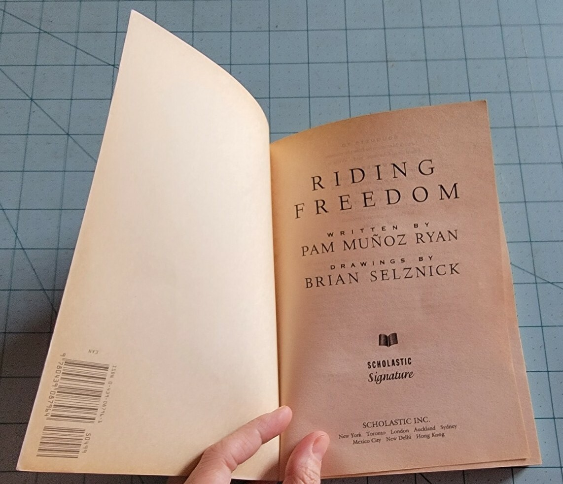 Riding Freedom 1998 Paperback Book Pam Munoz Ryan, 138 Pages, Pre-Own, Free Ship