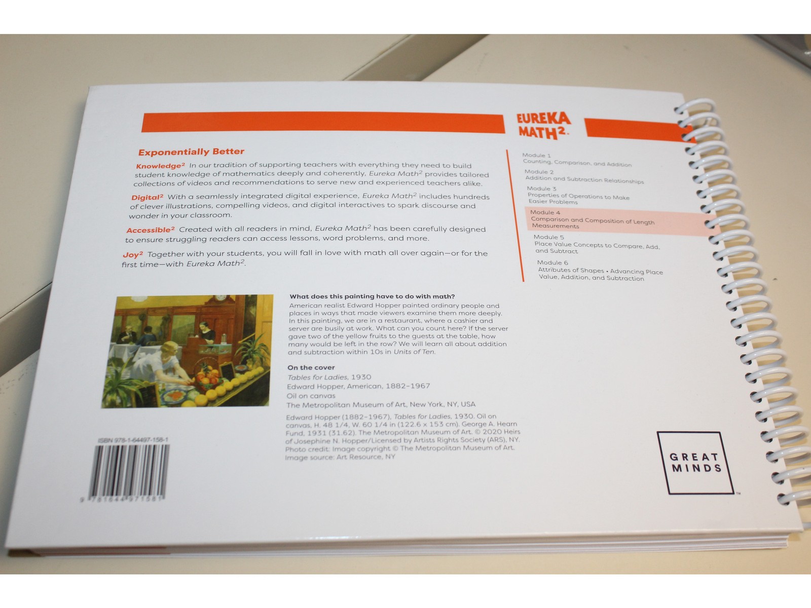Eureka Math² Squared Grade 1 Module 4 Teacher Book – Weight: 25 oz.