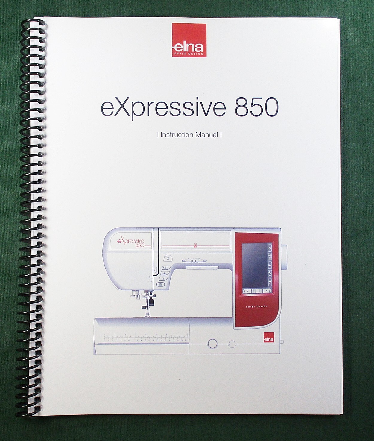 Elna Expressive 850 Instruction Manual: 138 Pages & Protective Covers!