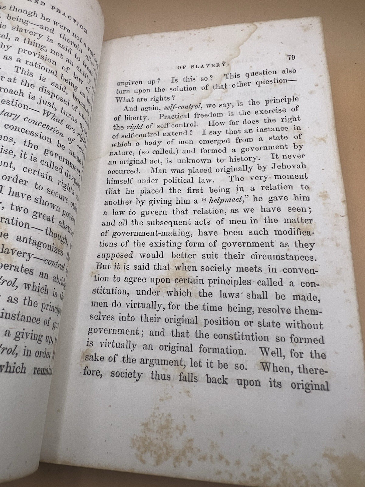 Original 1856 Philosophy and Practice of Slavery William Smith UVA Professor