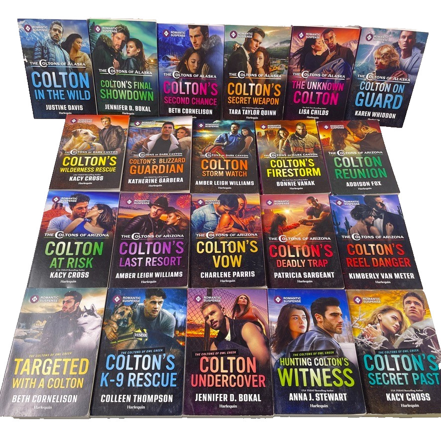 Harlequin Romantic Suspense Book Lot 21 The Coltons Series Tara Taylor Quinn