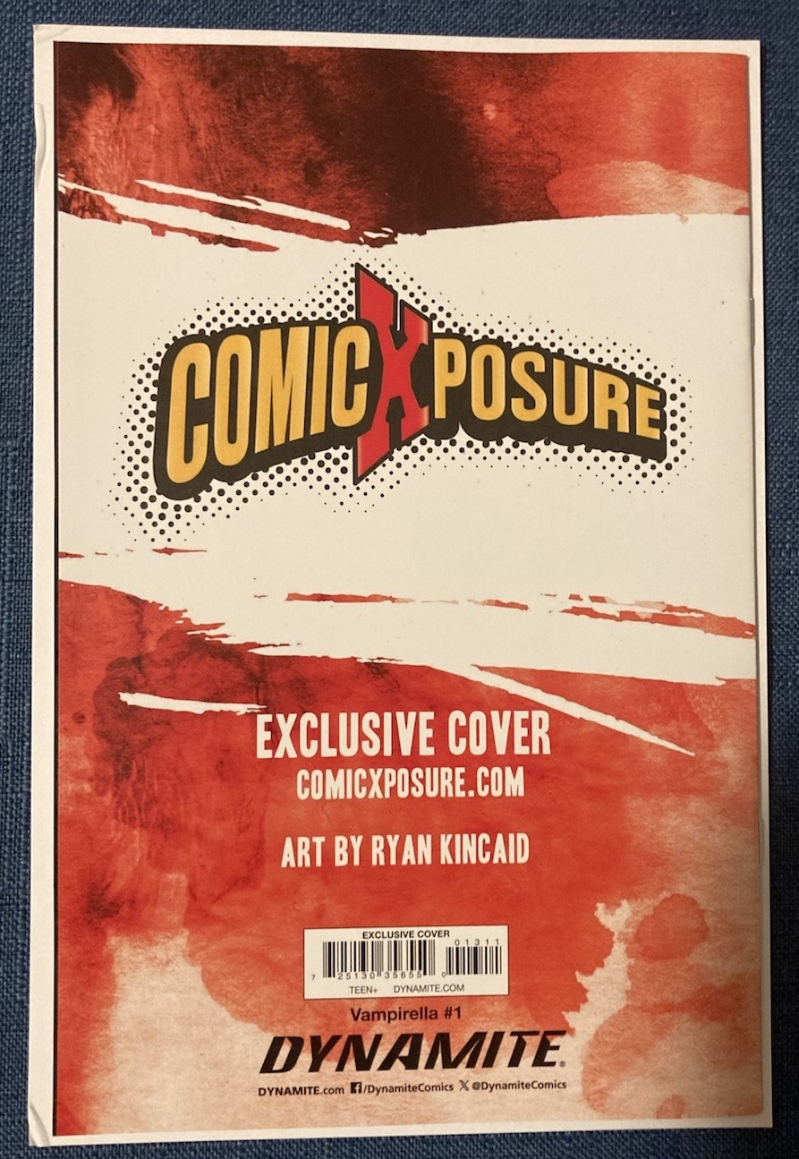 2025 Vampirella #3 Lauren Wright Virgin Variant ComicsXposure Exclusive Dynamite