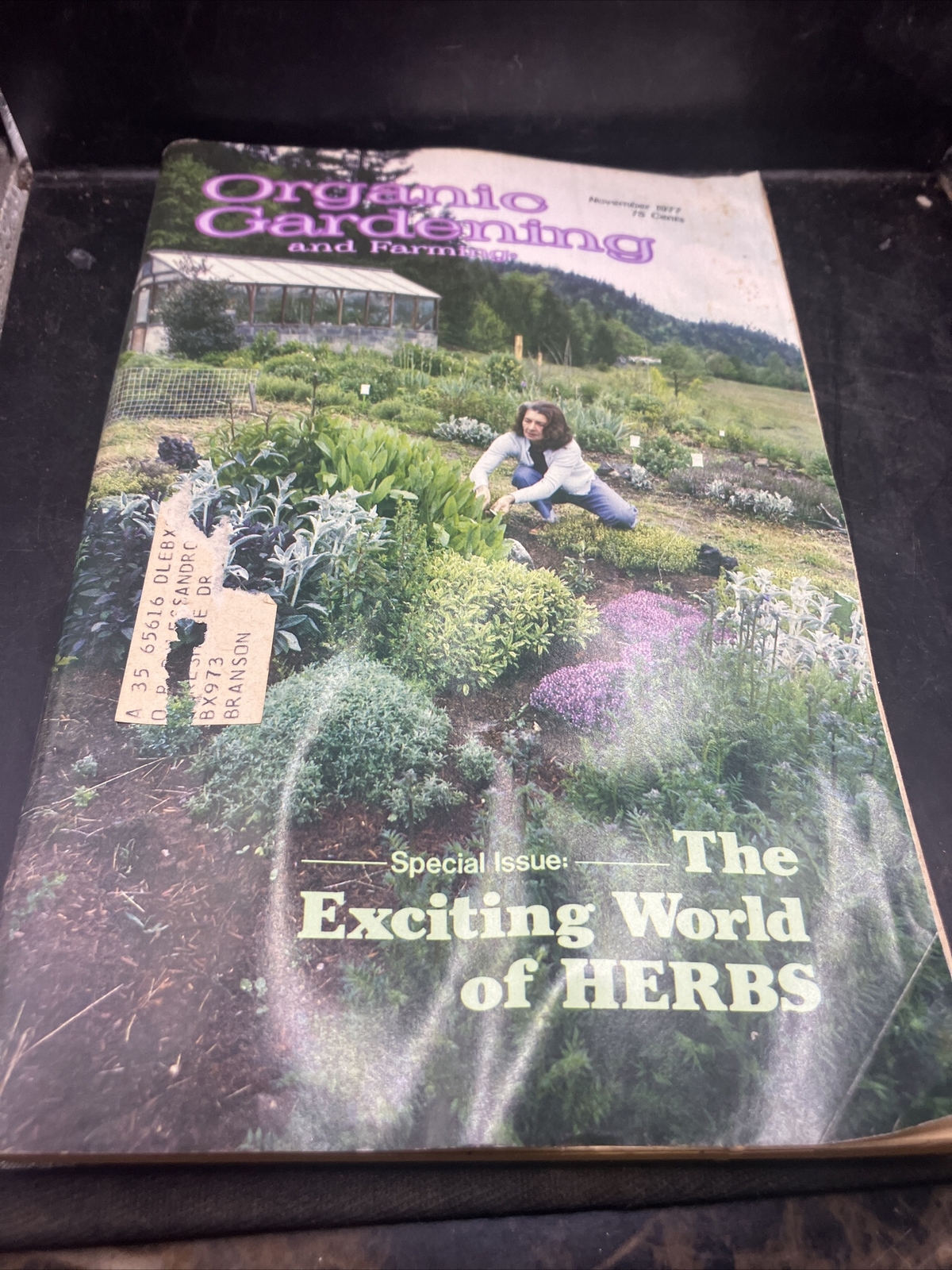 Organic Gardening & Farming Magazine Compost from Scratch November 1977. AD