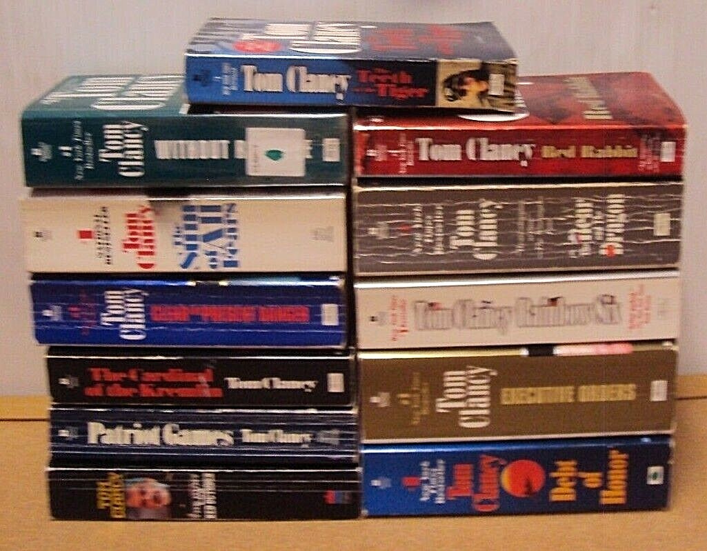 Lot 12 Tom Clancy PB Book All Jack Ryan Series #1-12
