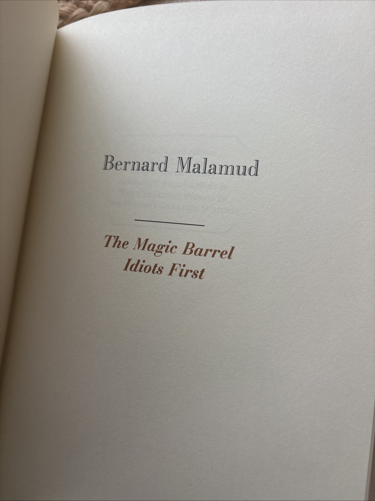 Bernard Malamud Magic Barrel Idiots First Franklin Library Limited Ed. 1978 NICE
