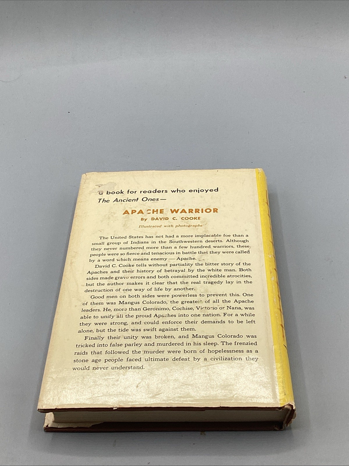 “The Ancient Ones” Gordon C. Baldwin First Edition 1963 HC DJ