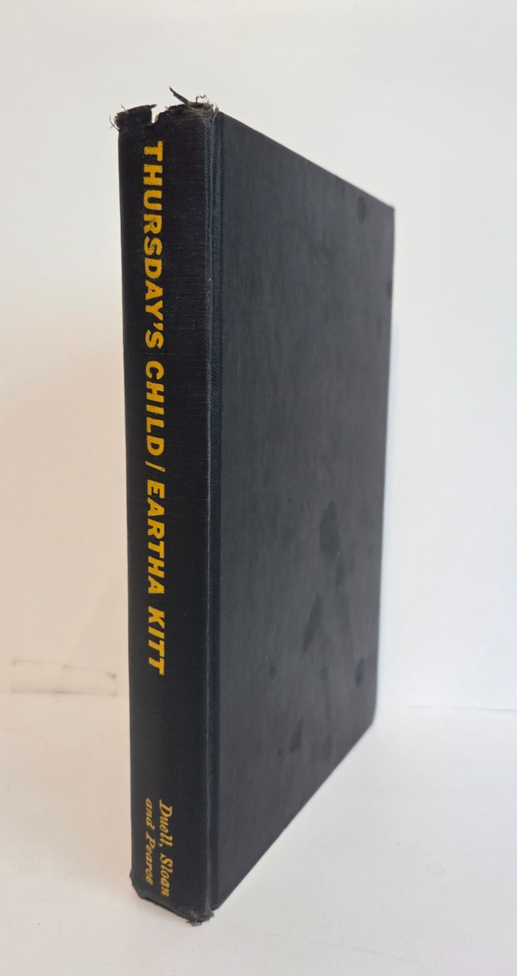 SIGNED Thursday’s Child — Eartha Kitt | 1956 1st Edition HC Autobiography