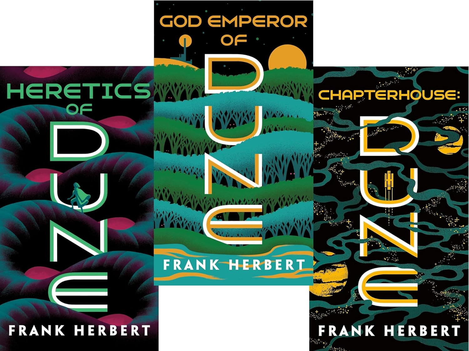 Dune Book Series Set II (3 Books): Book 4 of God Emperor of Dune; Book 5 of Here