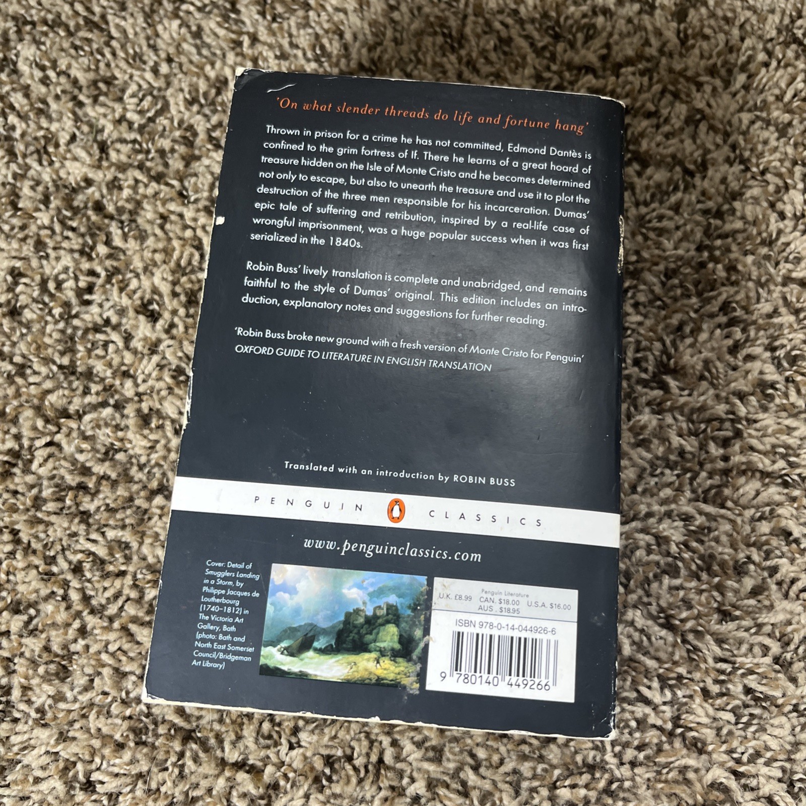 The Count of Monte Cristo by Alexandre Dumas (English) Paperback Book