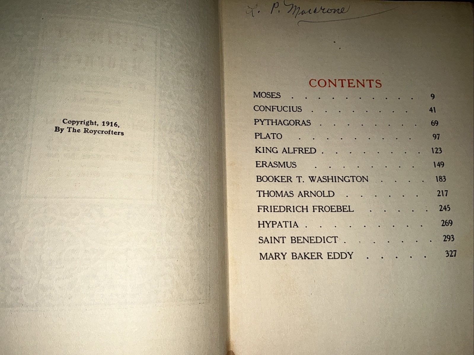 Little Journeys by Elbert Hubbard, 1916 Memorial Edition