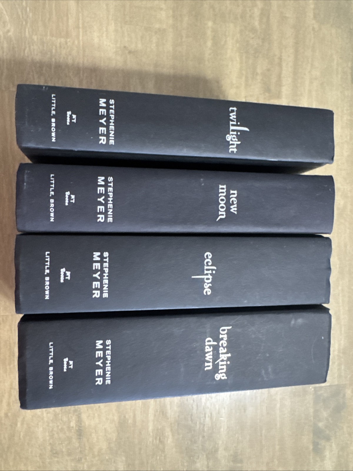 Twilight Saga 1-4 Hardcover Book Lot Set by Stephenie Meyer Black Covers