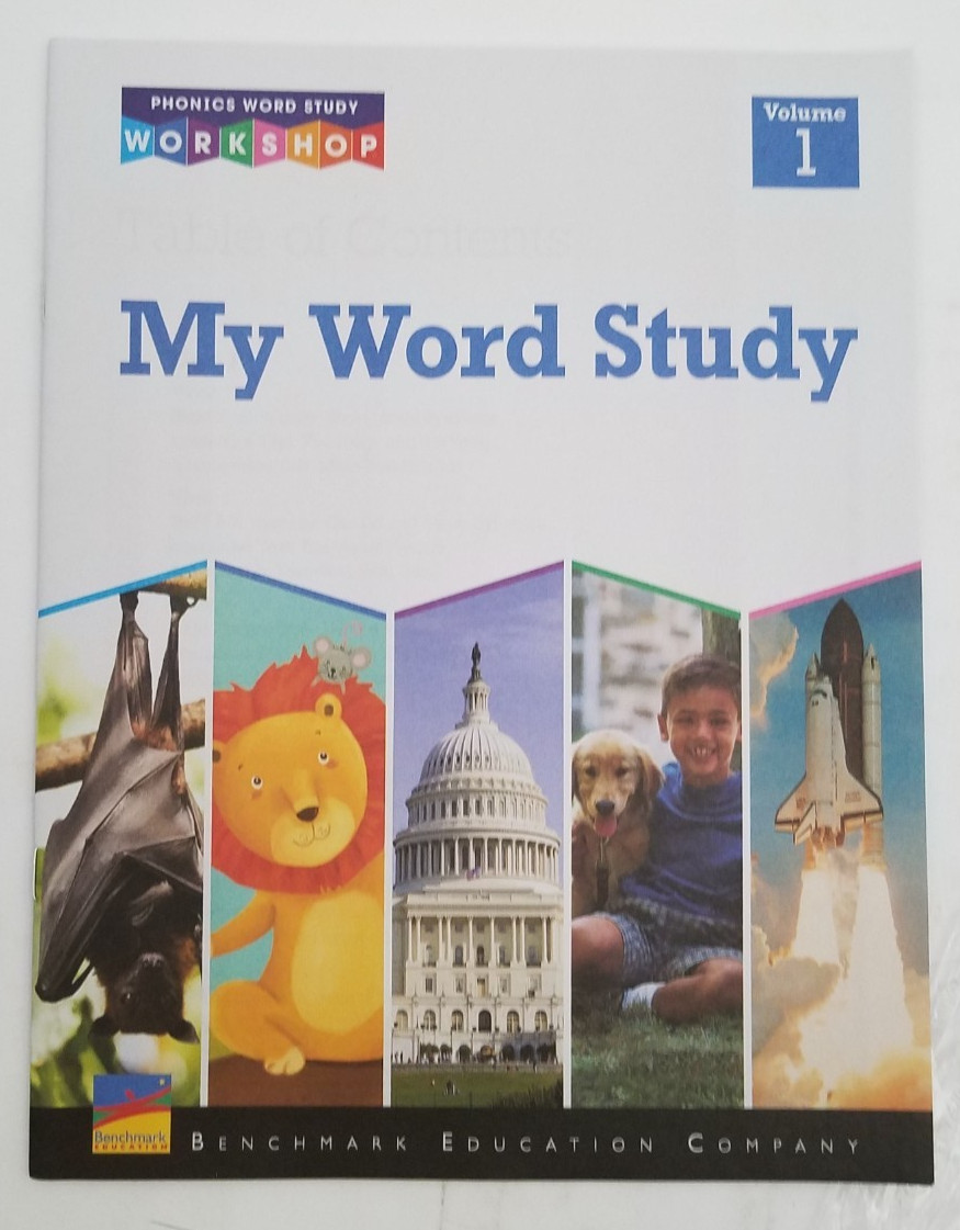 Benchmark Ed. My Word Study Gr 2 Phonics Books Vol 1&2 Student copy (WH13826)