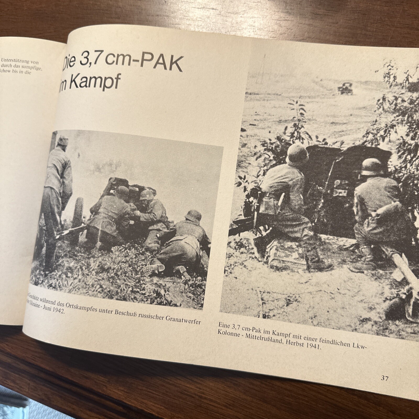 Waffen Arsenal 3,7 cm Panzerabwehrkanone (Pak) Trade Paperback Book From Germany