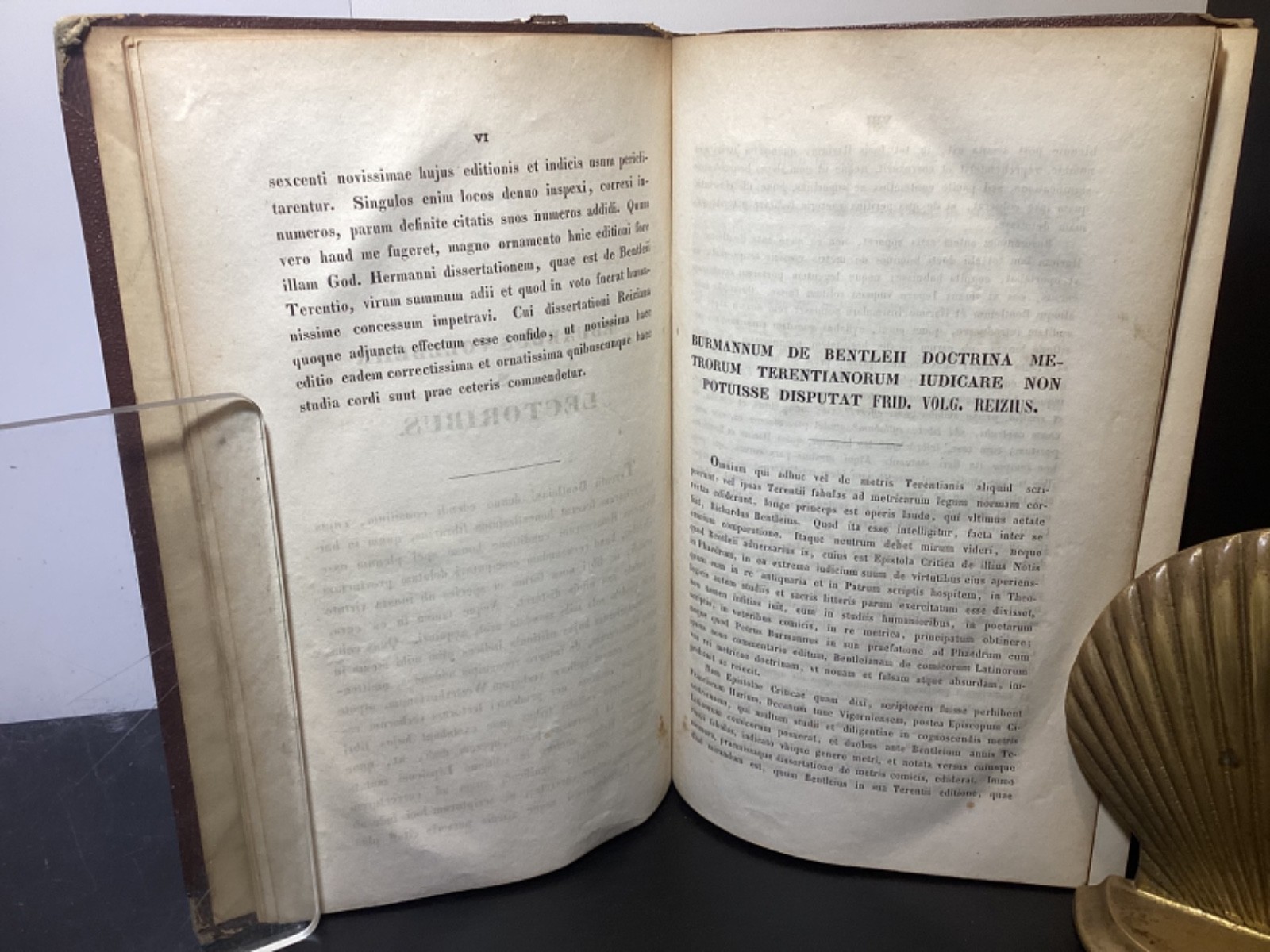 Mid-1800s P. Terentii Afri Comoediae – Richard Bentley Comedies Of Terence